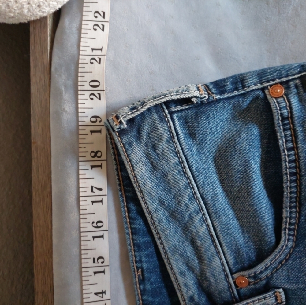 Silver Jeans Boyfriend Distressed Jeans 33x25 - Picture 6 of 7